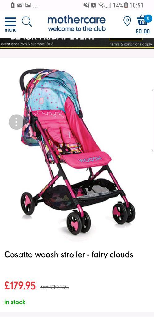 mothercare cosatto woosh